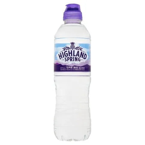 Highland Spring Still Spring Water Sports Cap 500ml