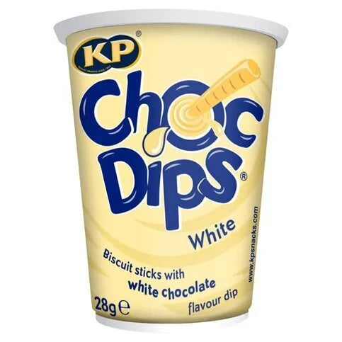 KP Choc Dips White Chocolate 28g - Premier Ravensdale