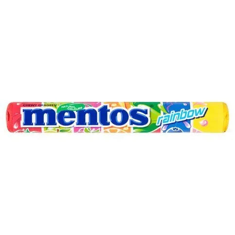 Mentos Rainbow Chewy Dragees 37.5g - Premier Ravensdale