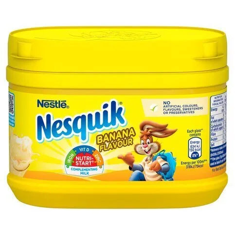Nesquik Banana Flavoured Milkshake Powder 300g - Premier Ravensdale