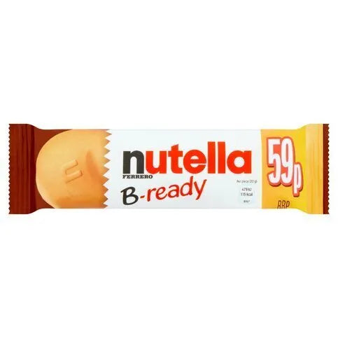 Nutella B-Ready Single Bar 22g - Premier Ravensdale