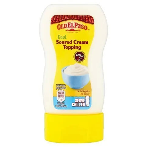 Old El Paso Squeezy Soured Cream Topping 230g