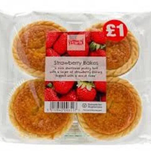 Pearls Strawberry Bakes 4 Pack - Premier Ravensdale