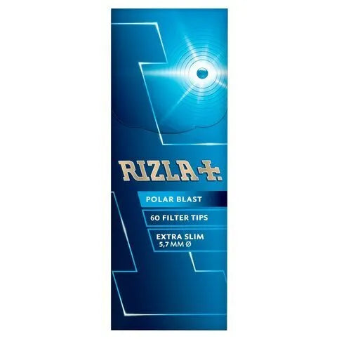 Rizla Polar Blast Extra Slim Tips 60s - Premier Ravensdale