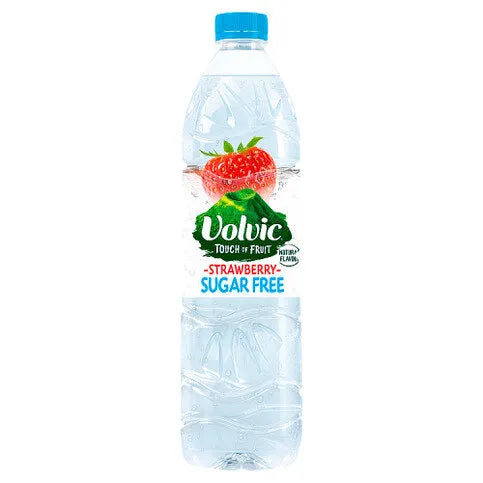 Volvic Touch of Fruit Sugar Free Strawberry Natural Flavoured Water 1.5L