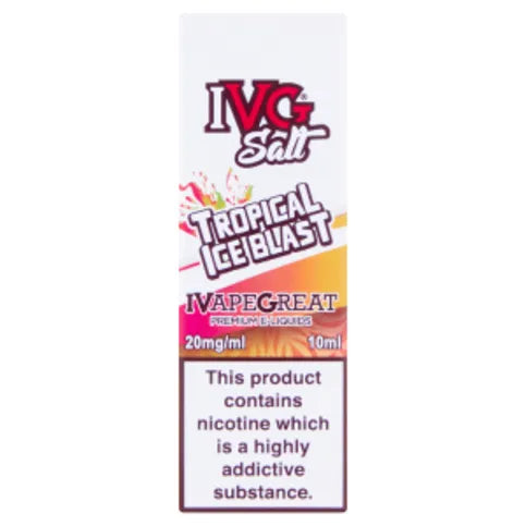 IVG Salt Tropical Ice Blast Premium E-Liquids 20mg/ml 10ml