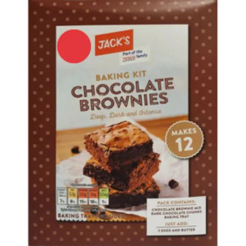 Jacks Choc Brownie Mix 12 Pack