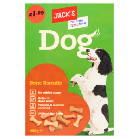 Jack's Dog Bone Biscuits 400g - Premier Ravensdale