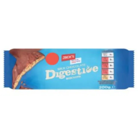 Jacks Milk Chocolate Digestive Biscuits 200g - Premier Ravensdale