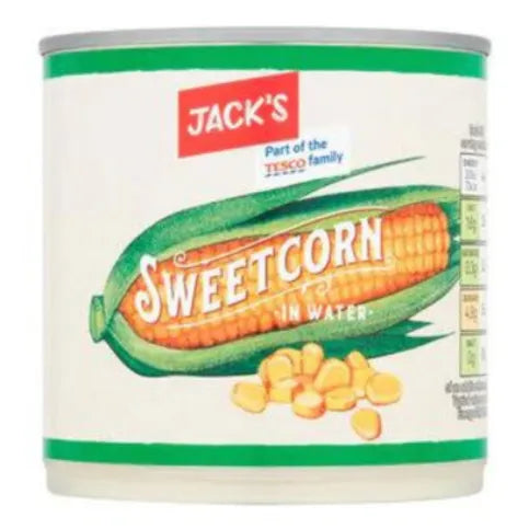 Jack's Sweetcorn In Water 340g