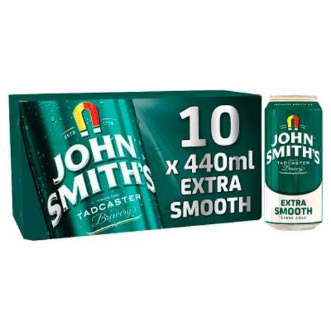 John Smith's 10 Extra Smooth Cans 440ml - Premier Ravensdale