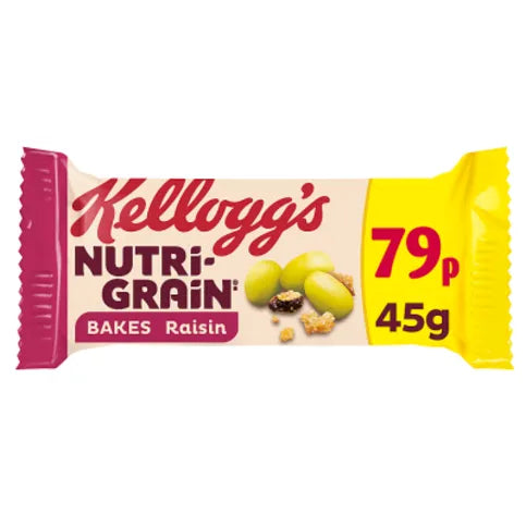 Kellogg's Nutri-Grain Bakes Raisin 45g