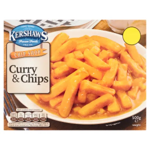 Kershaws Chip Shop Curry & Chips 500g