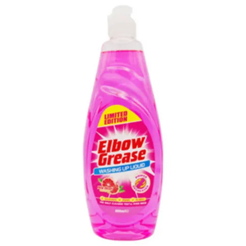 Elbow Grease Pink Washing Up Liquid Limited Edition 600ml