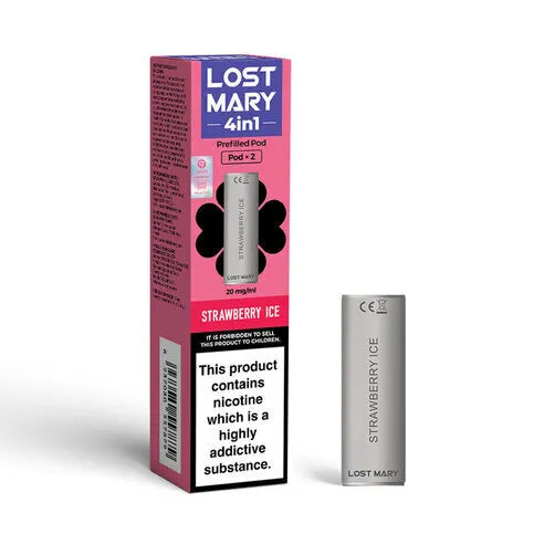 Lost Mary Strawberry Ice Pods - Premier Ravensdale