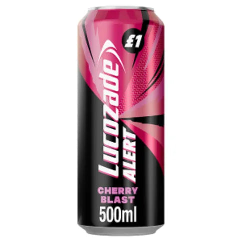 Lucozade Alert Cherry Blast Energy Drink 500ml - Premier Ravensdale