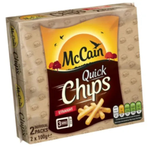 McCain Quick Chips Straight 2 x 100g