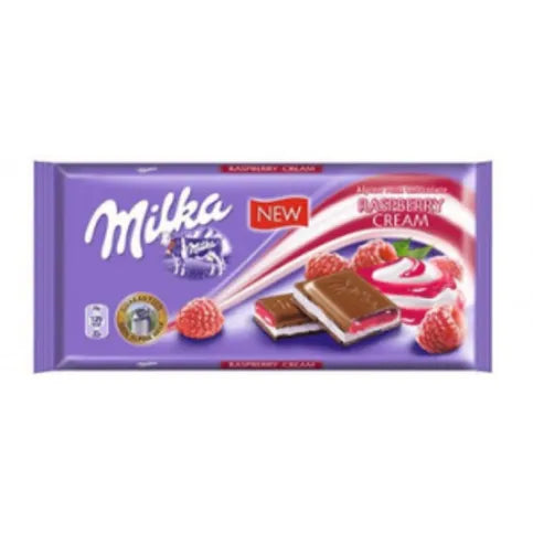 Milka Raspberry Cream Chocolate 100g