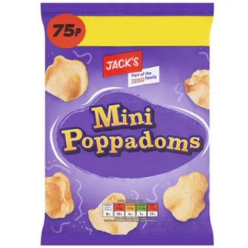 Jack's Mini Poppadoms