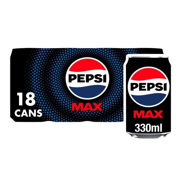 Pepsi Max 18 x 330ml - Premier Ravensdale