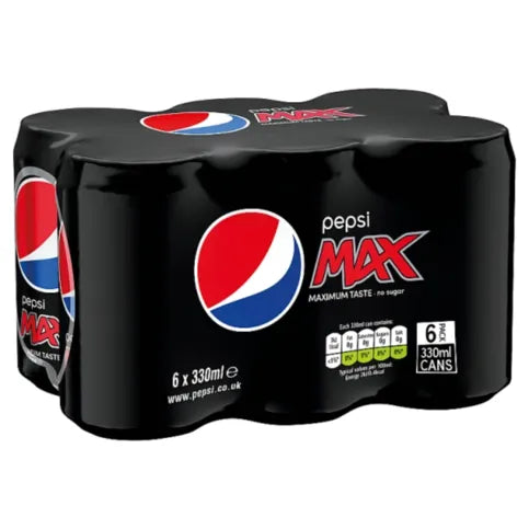 Pepsi Max 6 x 330ml