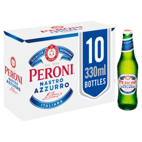 Peroni Nastro Azzurro 10 x 330ml - Premier Ravensdale