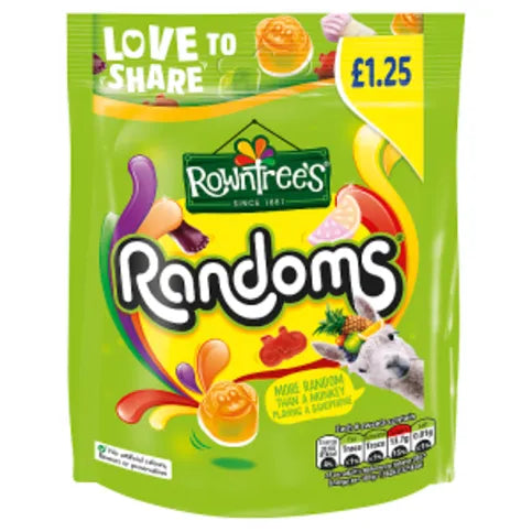 Rowntree's Randoms Sharing Bag 120g - Premier Ravensdale