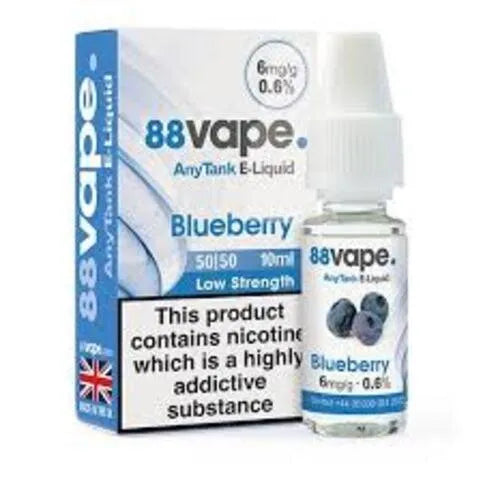 88 Vape 16mg Fresh Blueberry - Premier Ravensdale