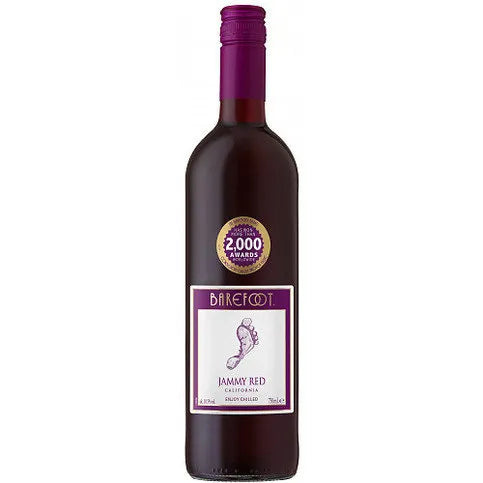 Barefoot Jammy Red 75cl - Premier Ravensdale