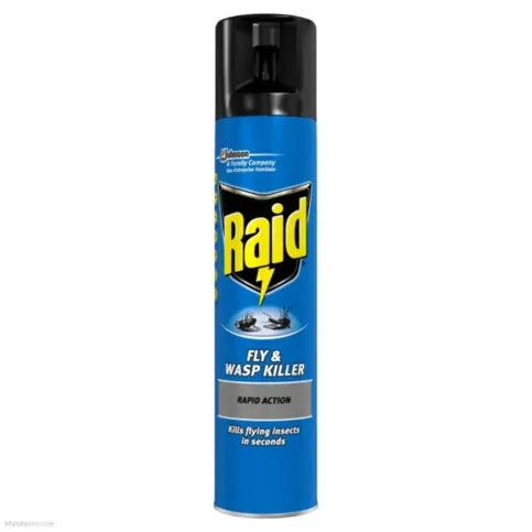 Raid Rapid Action Fly & Wasp Insect Killer 300ml