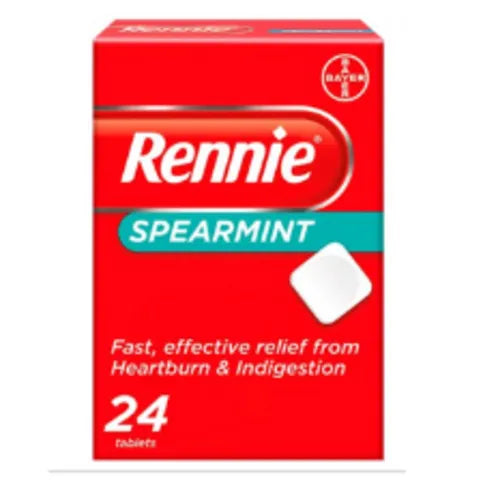 Rennies Spearmint 24 Pack