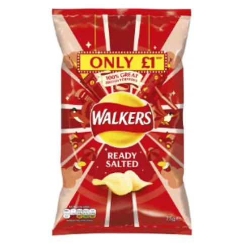 Walkers Ready Salted Crisps 65g