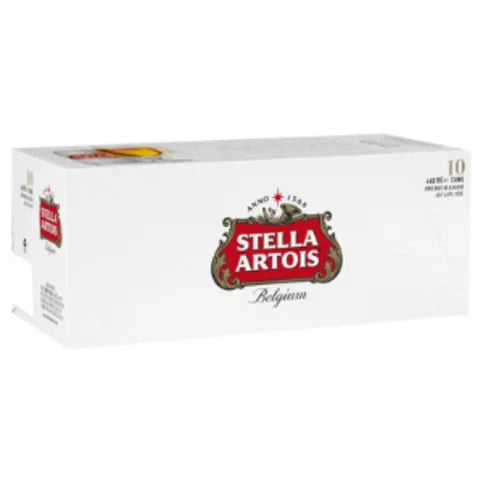 Stella Artois Belgium Premium Lager Beer Cans 4 x 568ml - Premier Ravensdale