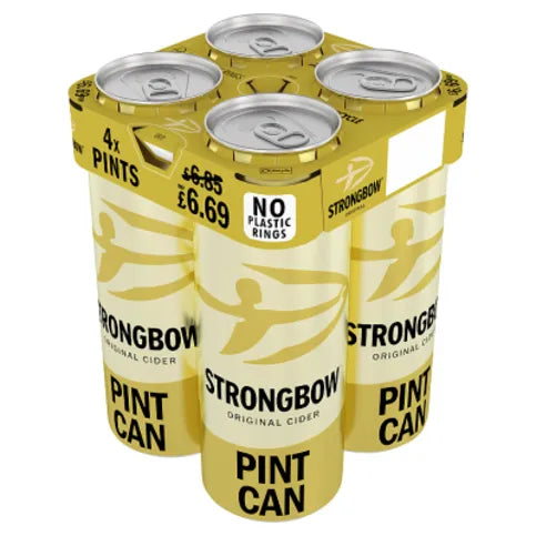 Strongbow Original Cider 4 x 568ml - Premier Ravensdale