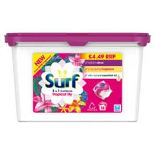 Surf Washing Capsules Tropical Lily 3 in 1 Capsules 18 washes - Premier Ravensdale