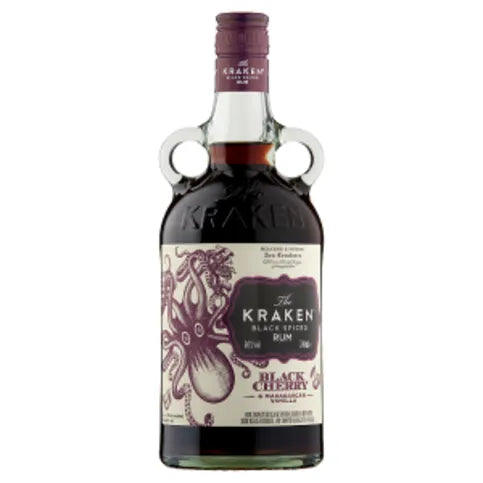 The Kraken Black Spiced Rum Black Cherry & Madagascan Vanilla 70cl - Premier Ravensdale