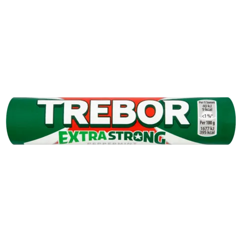 Trebor Extra Strong Peppermint Mints 41.3g - Premier Ravensdale