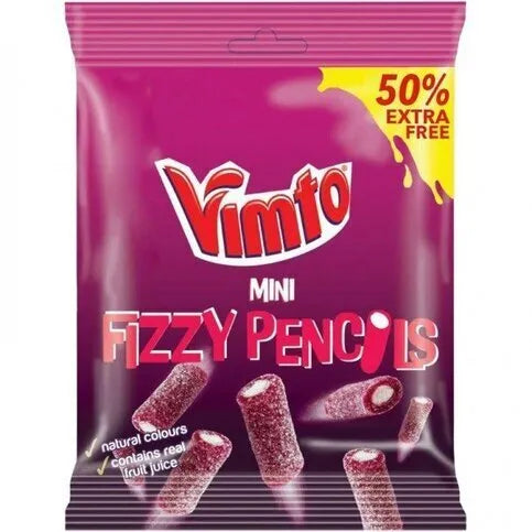 vimto mini fizzy pencils