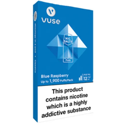 Vuse ePod Pods vPro Blue Raspberry 12mg/ml UK - Premier Ravensdale