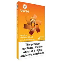 Vuse Tropical Coconut Blend 2 ePods 12mg/ml - Premier Ravensdale