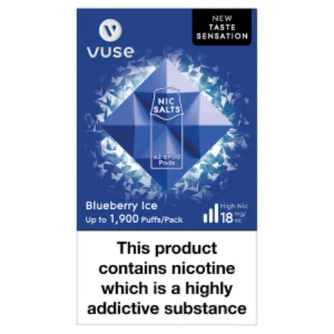 Vuse x2 ePod Pods Blueberry Ice 18 mg/ml - Premier Ravensdale