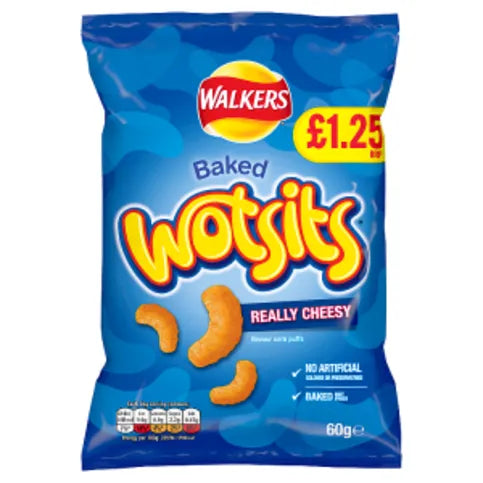 Walkers Wotsits Cheese Snacks 60g