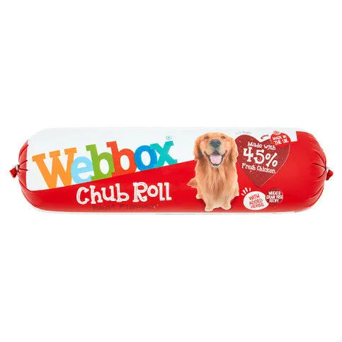Webbox Chub Roll Beef Flavour 1-7 Years 720g - Premier Ravensdale