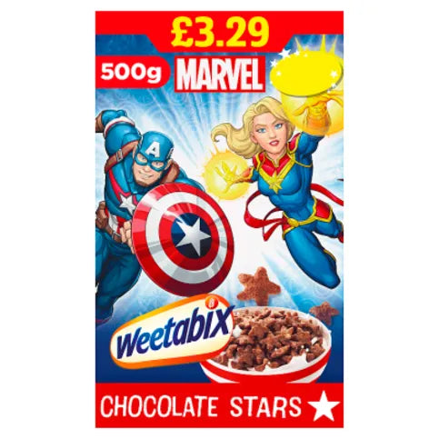 Weetabix Marvel Chocolate Stars 500g - Premier Ravensdale