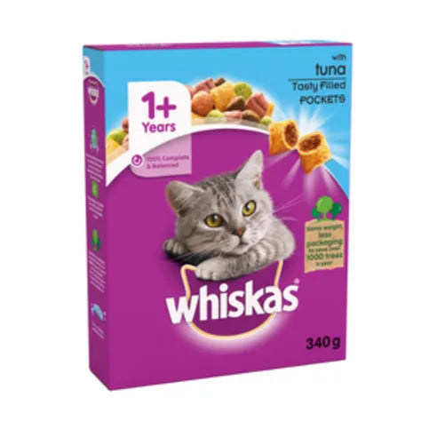 Whiskas 1+ Tuna Adult Dry Cat Food 300g - Premier Ravensdale