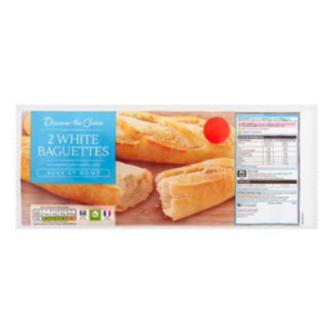 Discover the Choice White Baguettes 2 Pack - Premier Ravensdale