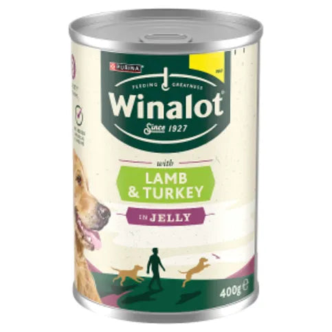 Winalot with Lamb & Turkey in Jelly 400g - Premier Ravensdale