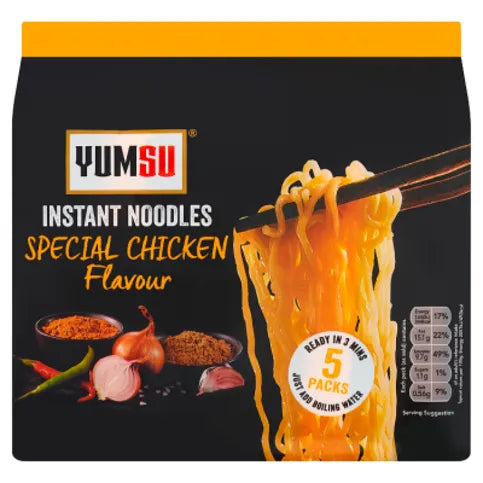 Yumsu Instant Noodles Special Chicken Flavour 5 x 70g