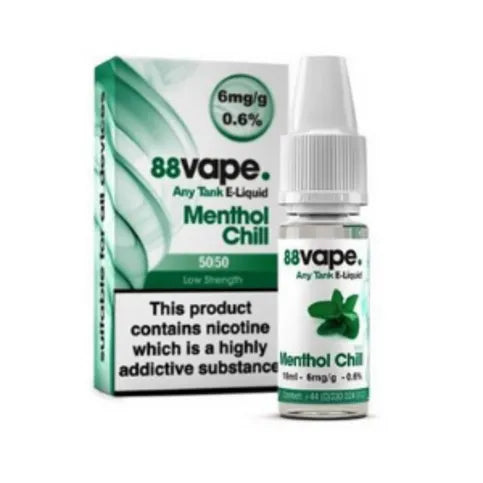 88 Vape Menthol Chill 6mg