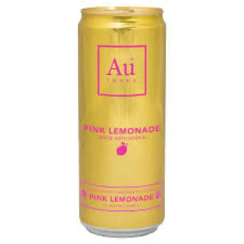 Au Vodka Pink Lemonade Soda 330ml Can
